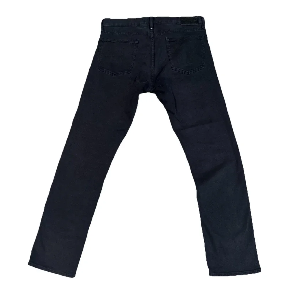 Polo Ralph Lauren The Varick Slim Straight Black Jeans Mens Size 33x32 Denim